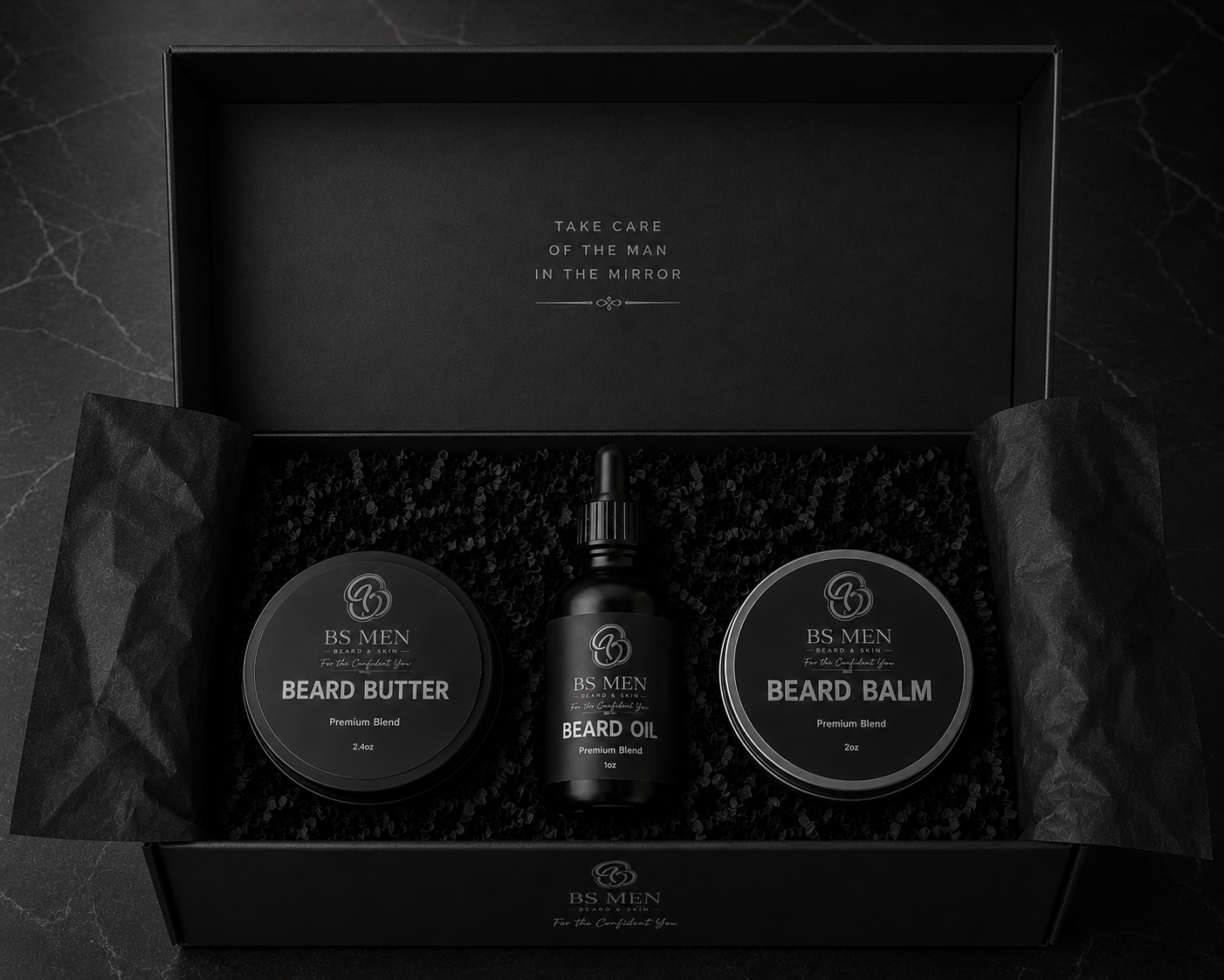 The King’s Trio | Premium Beard & Skin Care System
